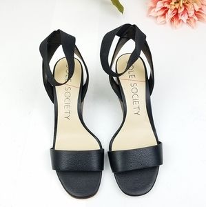 Sole Society Kiah ‑ Black ‑ Wedge sandals 